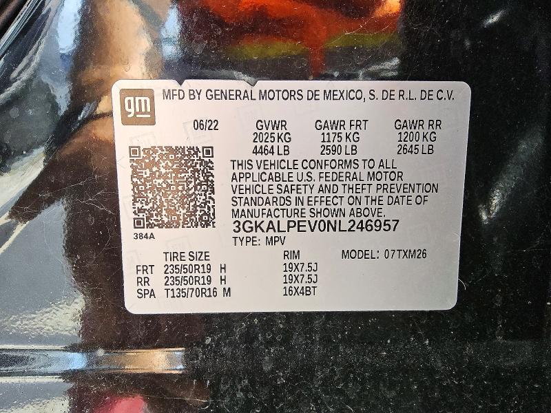 Продаж на аукціоні авто 2022 Gmc Terrain, vin: 3GKALPEV0NL246957, номер лоту: 64071946