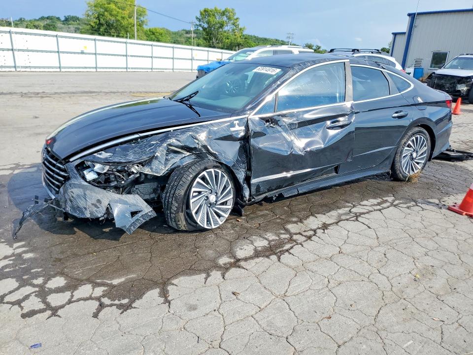 2021 Hyundai Sonata Hybrid მანქანა იყიდება აუქციონზე, vin: KMHL34JJ2MA034150, აუქციონის ნომერი: 63914916