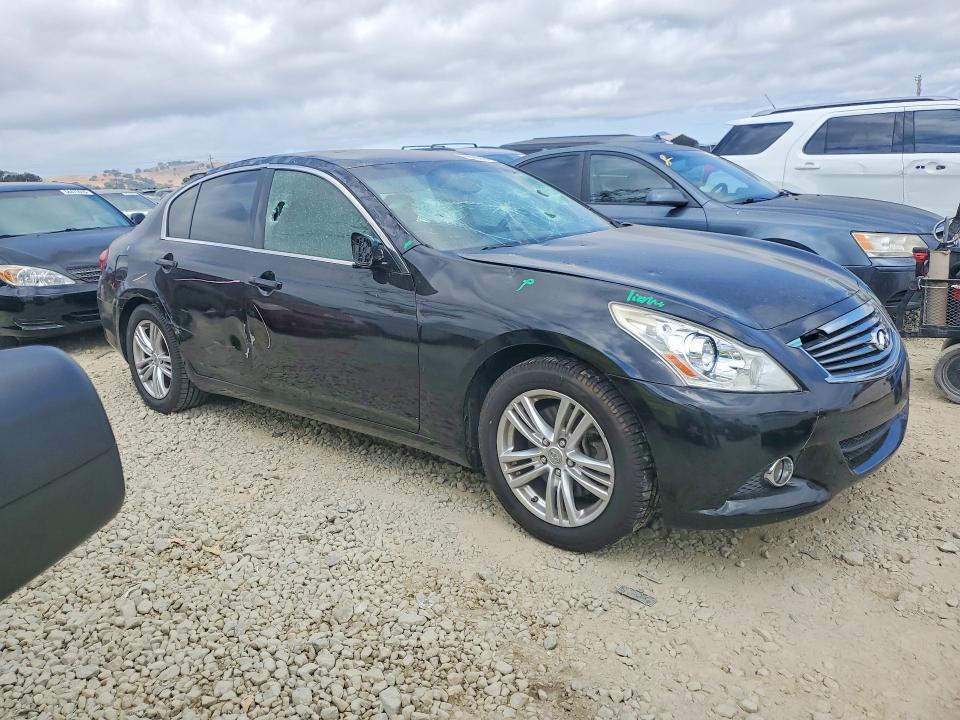 2011 Infiniti G25 Sedan მანქანა იყიდება აუქციონზე, vin: JN1DV6APXBM603408, აუქციონის ნომერი: 64660676
