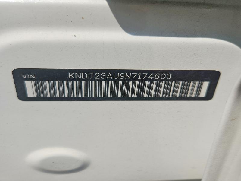 63689606 :رقم المزاد ، KNDJ23AU9N7174603 vin ، 2022 Kia Soul مزاد بيع