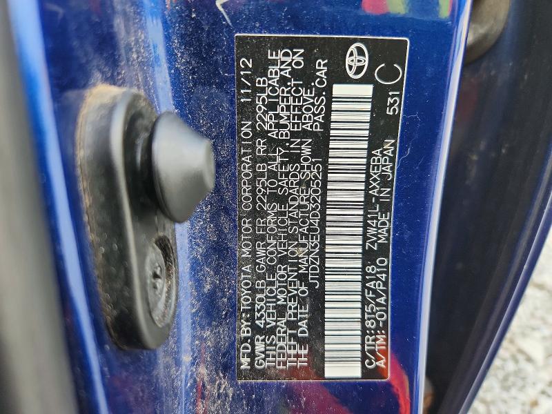 Продажа на аукционе авто 2013 Toyota Prius V, vin: JTDZN3EU4D3205251, номер лота: 65340016