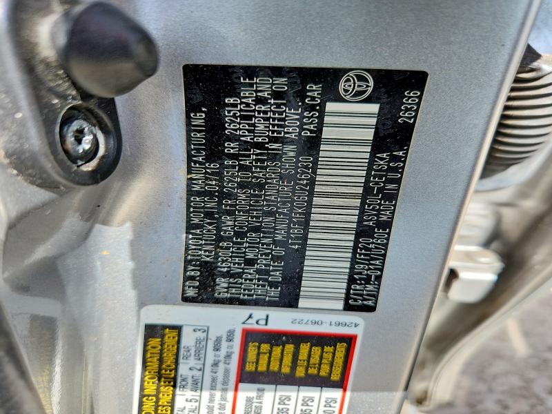 Продажа на аукционе авто 2016 Toyota Camry, vin: 4T1BF1FK0GU246230, номер лота: 64448826