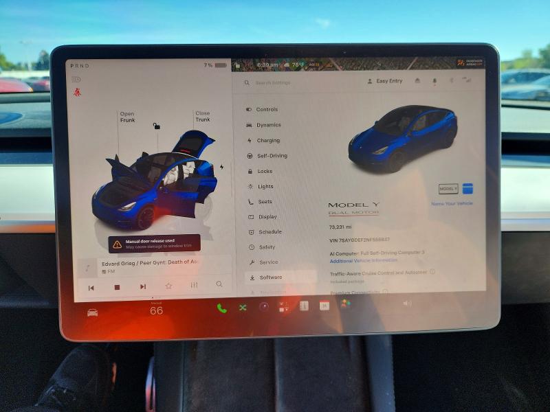 Aukcja sprzedaży 2022 Tesla Model Y, vin: 7SAYGDEF2NF555837, numer aukcji: 65917546