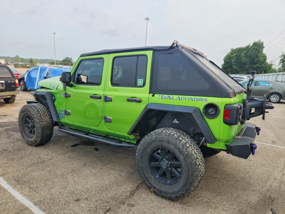 63793016 :رقم المزاد ، 1C4HJXDG6JW317067 vin ، 2018 Jeep Wrangler Unlimited مزاد بيع
