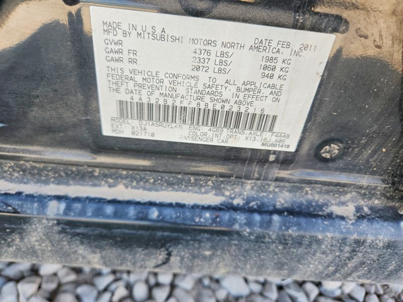 Продаж на аукціоні авто 2011 Mitsubishi Galant, vin: 4A32B2FF8BE023216, номер лоту: 64138496