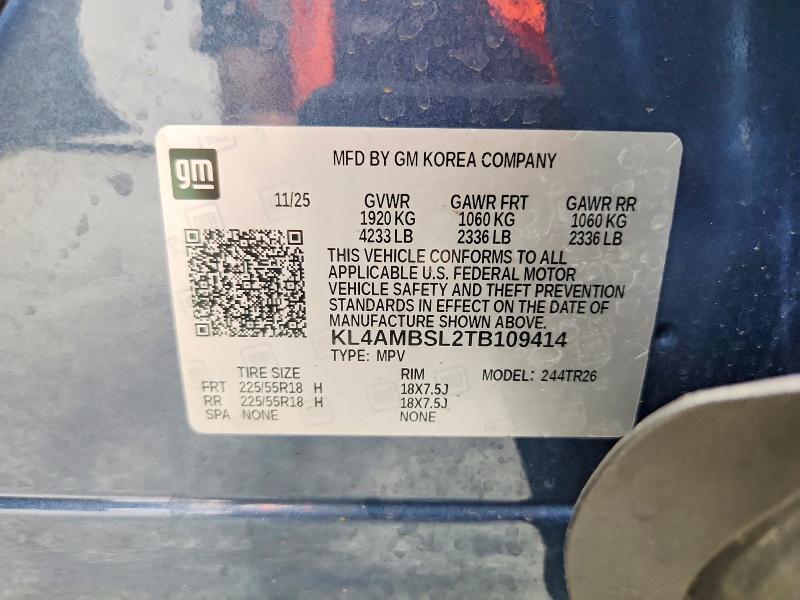 Aukcja sprzedaży 2026 Buick Encore Gx, vin: KL4AMBSL2TB109414, numer aukcji: 67016376