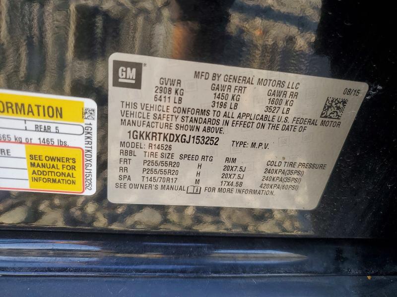 Продаж на аукціоні авто 2016 Gmc Acadia, vin: 1GKKRTKDXGJ153252, номер лоту: 65983466