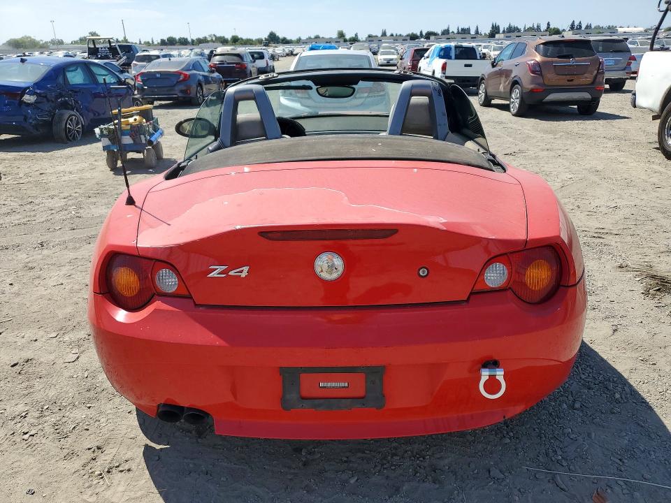 61448656 :رقم المزاد ، 4USBT53424LU06291 vin ، 2004 Bmw Z4 مزاد بيع