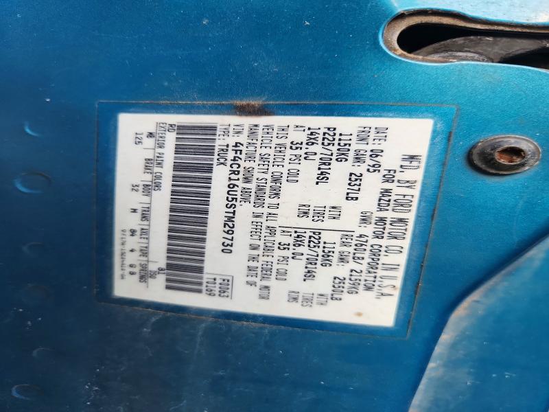 Aukcja sprzedaży 1995 Mazda B3000, vin: 4F4CR16U5STM29730, numer aukcji: 63882546
