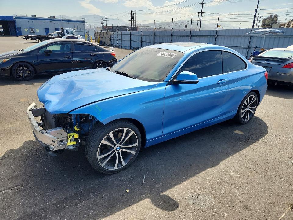 2018 Bmw 2 Series 230i Xdrive მანქანა იყიდება აუქციონზე, vin: WBA2J1C55JVD09406, აუქციონის ნომერი: 63486406