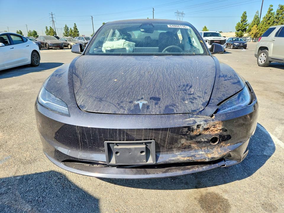 64066116 :رقم المزاد ، 5YJ3E1EA3SF081523 vin ، 2025 Tesla Model 3 مزاد بيع