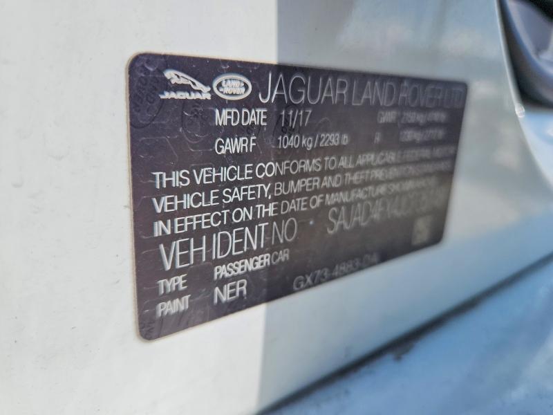 2018 Jaguar Xe მანქანა იყიდება აუქციონზე, vin: SAJAD4FX4JCP35148, აუქციონის ნომერი: 66794796