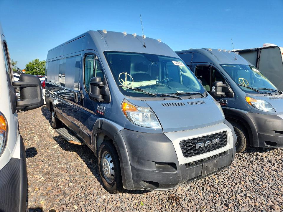 2021 Ram Promaster 3500 მანქანა იყიდება აუქციონზე, vin: 3C6MRVJG3ME541225, აუქციონის ნომერი: 64144226