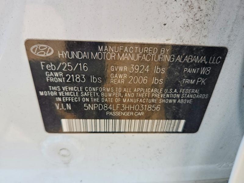 Aukcja sprzedaży 2017 Hyundai Elantra, vin: 5NPD84LF3HH031856, numer aukcji: 64566756