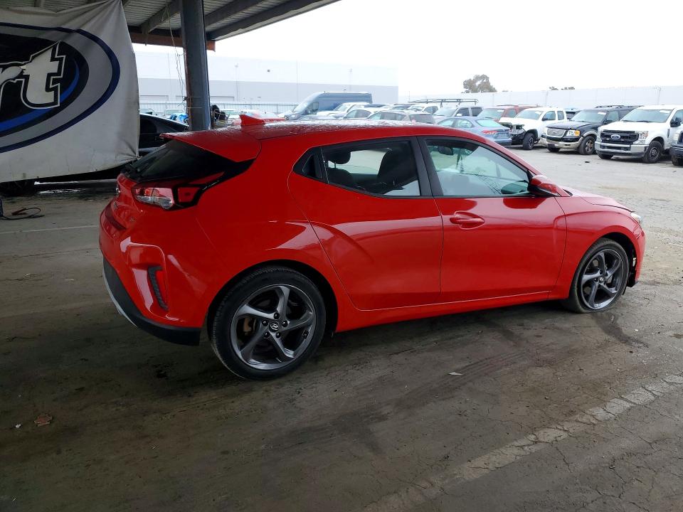 2019 Hyundai Veloster მანქანა იყიდება აუქციონზე, vin: KMHTG6AF1KU018478, აუქციონის ნომერი: 63678476