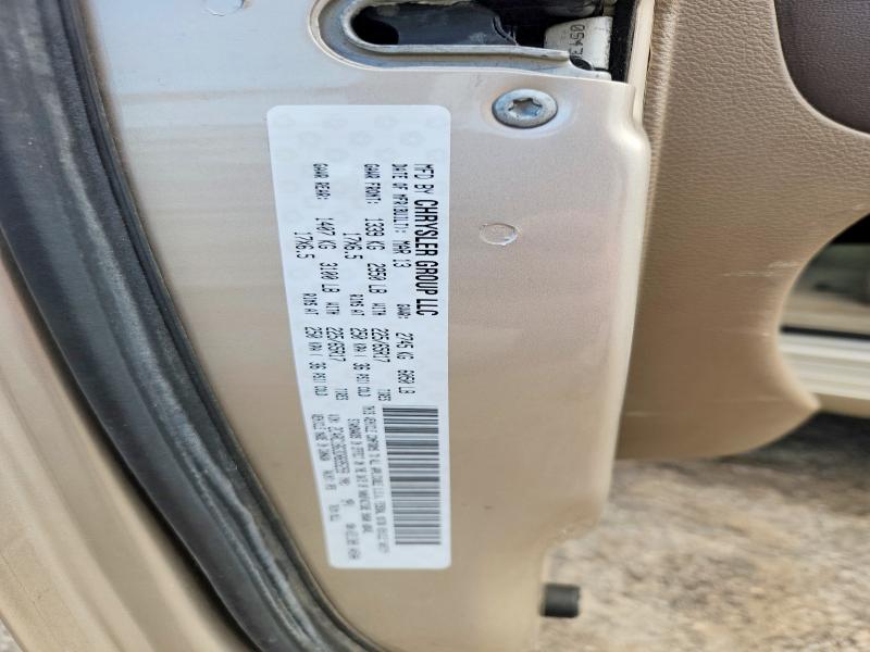 Продаж на аукціоні авто 2013 Chrysler Town & Country, vin: 2C4RC1BG3DR695259, номер лоту: 65238326