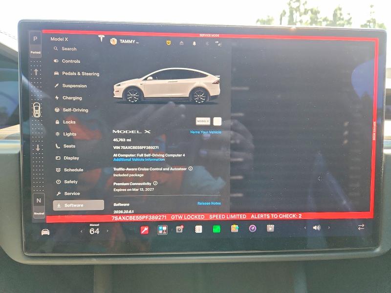 Aukcja sprzedaży 2023 Tesla Model X, vin: 7SAXCBE55PF389271, numer aukcji: 64315616
