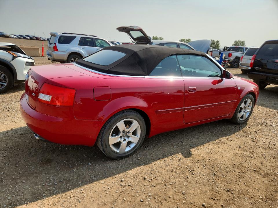 Aukcja sprzedaży 2003 Audi A4, vin: WAUAC48H83K030592, numer aukcji: 64211106