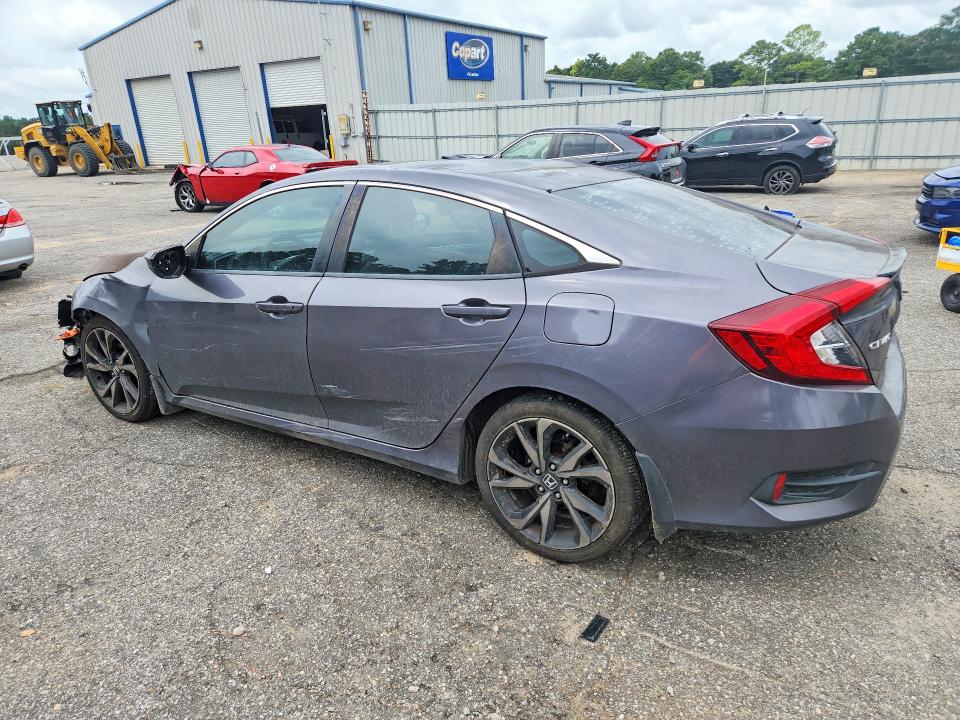 66206846 :رقم المزاد ، 2HGFC2F84KH555186 vin ، 2019 Honda Civic مزاد بيع