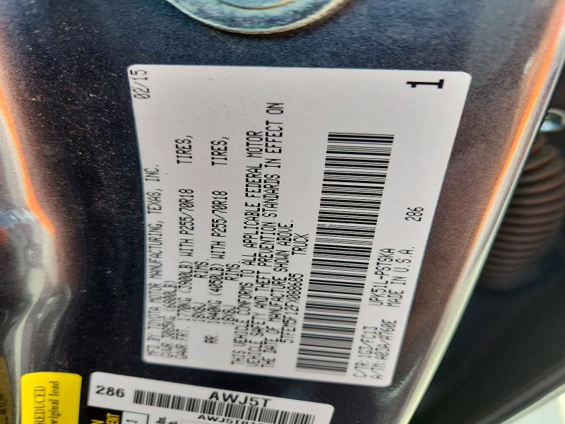 Продажа на аукционе авто 2015 Toyota Tundra, vin: 5TFEM5F12FX088685, номер лота: 64513866