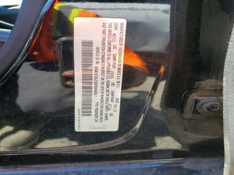Продаж на аукціоні авто 2011 Volkswagen Jetta, vin: 3VWDX7AJ1BM369007, номер лоту: 66785856