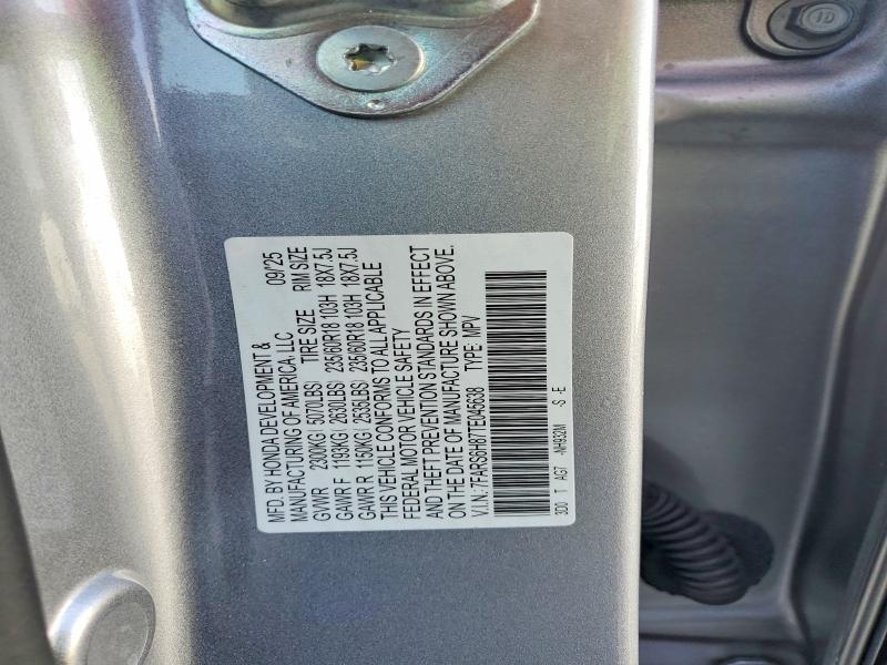Aukcja sprzedaży 2026 Honda Cr-v, vin: 7FARS6H87TE045638, numer aukcji: 65150896