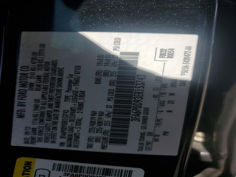 Продажа на аукционе авто 2014 Ford Fusion, vin: 3FA6P0D93ER153743, номер лота: 63296676