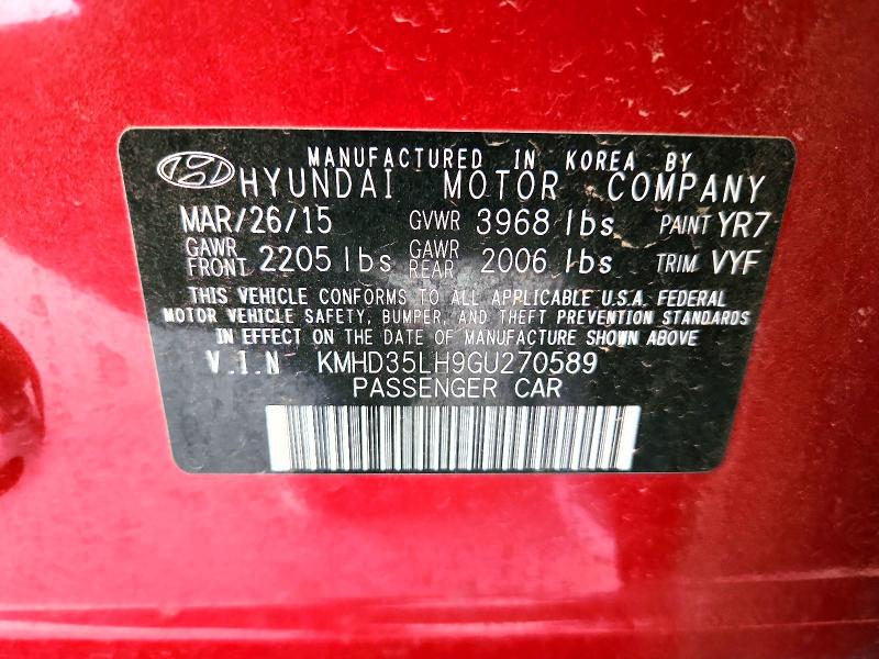 Aukcja sprzedaży 2016 Hyundai Elantra Gt, vin: KMHD35LH9GU270589, numer aukcji: 64111106