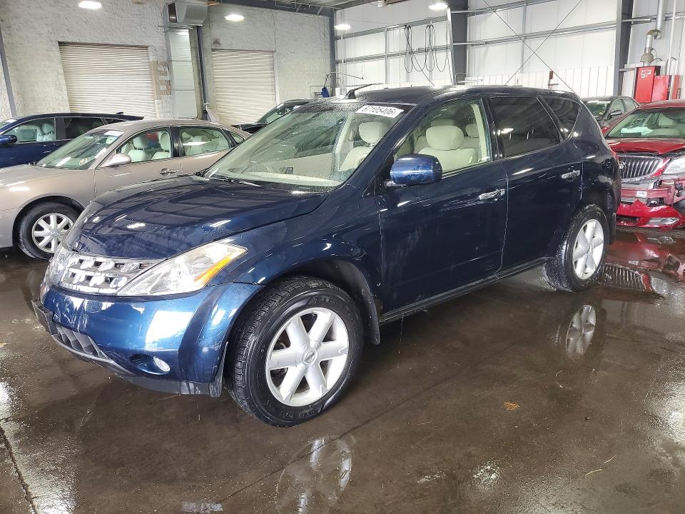 2004 Nissan Murano მანქანა იყიდება აუქციონზე, vin: JN8AZ08W34W336686, აუქციონის ნომერი: 67105406