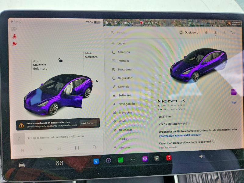 Продаж на аукціоні авто 2019 Tesla Model 3, vin: 5YJ3E1EB5KF494911, номер лоту: 61749216