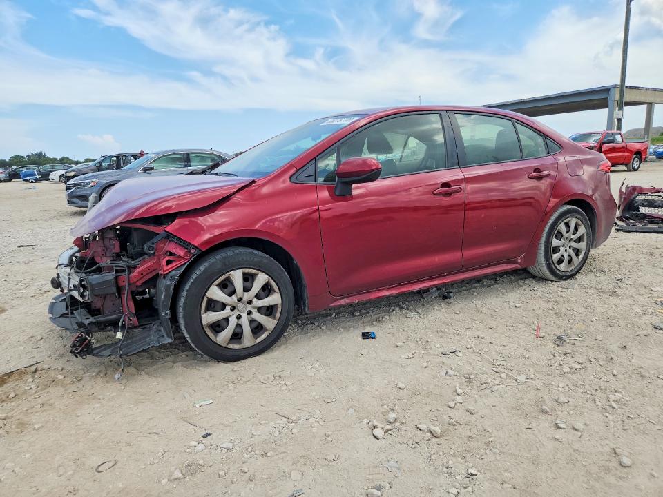 65279706 :رقم المزاد ، JTDEPMAE2NJ226125 vin ، 2022 Toyota Corolla مزاد بيع