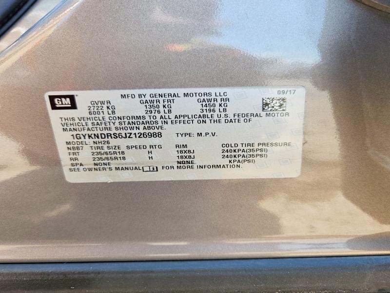 Aukcja sprzedaży 2018 Cadillac Xt5, vin: 1GYKNDRS6JZ126988, numer aukcji: 66381016