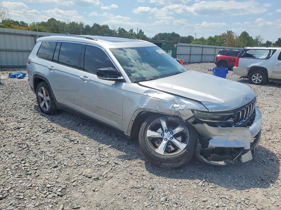 66605846 :رقم المزاد ، 1C4RJJBG1M8195697 vin ، 2021 Jeep Grand Cherokee مزاد بيع