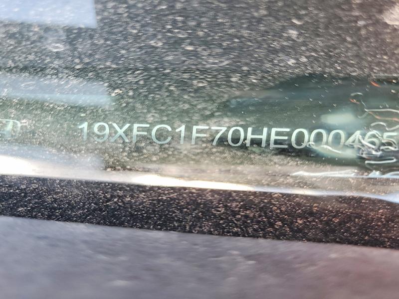 2017 Honda Civic მანქანა იყიდება აუქციონზე, vin: 19XFC1F70HE000465, აუქციონის ნომერი: 66020716