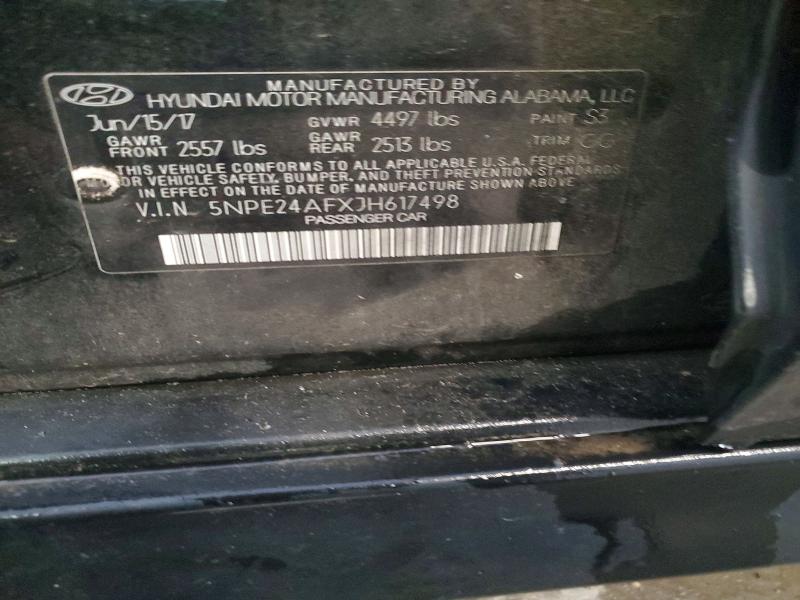 Продаж на аукціоні авто 2018 Hyundai Sonata, vin: 5NPE24AFXJH617498, номер лоту: 65738006