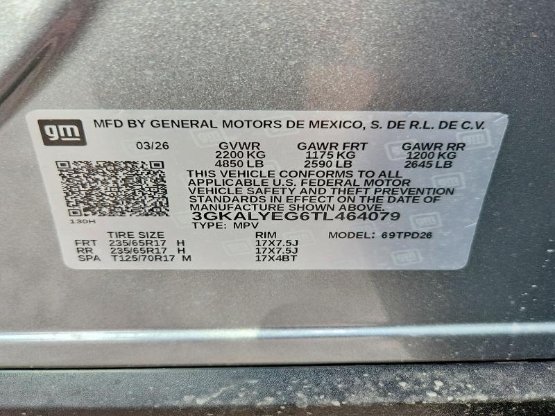 Продаж на аукціоні авто 2026 Gmc Terrain, vin: 3GKALYEG6TL464079, номер лоту: 63815596