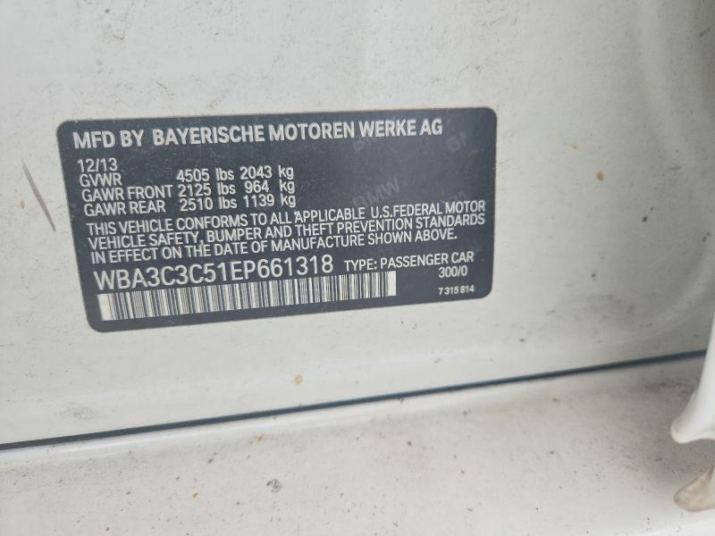 Aukcja sprzedaży 2014 Bmw 320, vin: WBA3C3C51EP661318, numer aukcji: 65466746