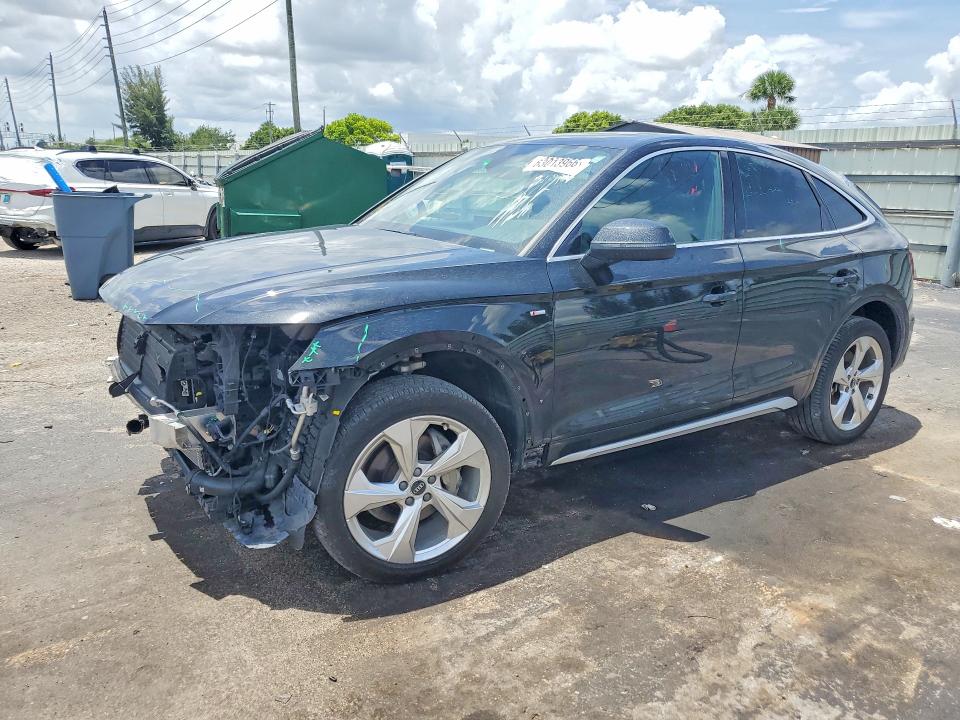 2021 Audi Q5 მანქანა იყიდება აუქციონზე, vin: WA14AAFY0M2138711, აუქციონის ნომერი: 63013966