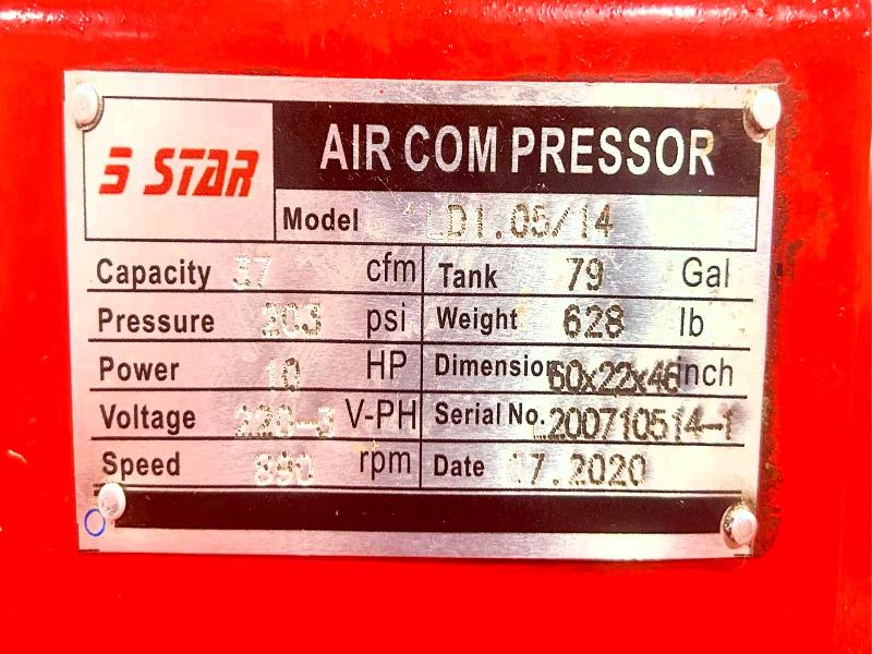 Продажа на аукционе авто 2020 Others 79 Gallon Air Compressor 10hp, vin: L2007105141, номер лота: 66901126