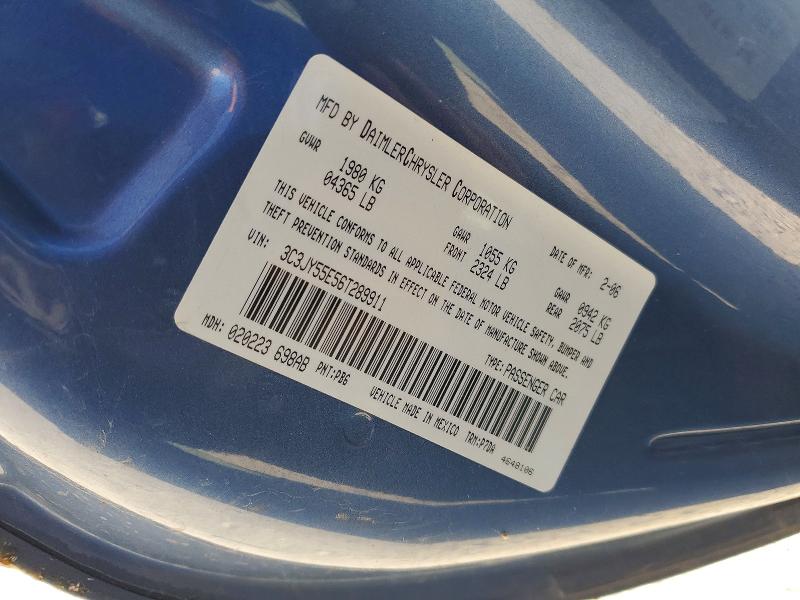 63857496 :رقم المزاد ، 3C3JY55E56T289911 vin ، 2006 Chrysler Pt Cruiser مزاد بيع