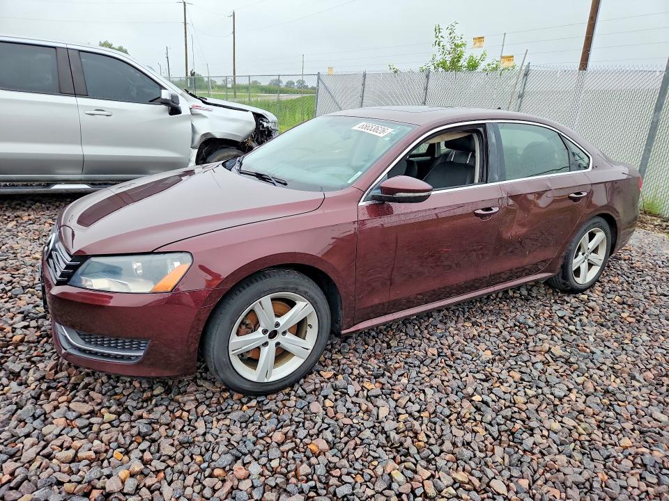 65653626 :رقم المزاد ، 1VWBH7A39CC051368 vin ، 2012 Volkswagen Passat مزاد بيع