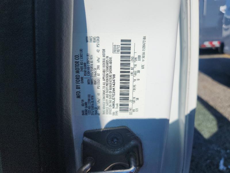 63041336 :رقم المزاد ، NM0LE7E29K1424708 vin ، 2019 Ford Transit Connect مزاد بيع