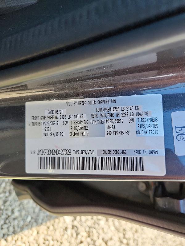 Продажа на аукционе авто 2021 Mazda Cx-5, vin: JM3KFBDM2M0427029, номер лота: 66103236