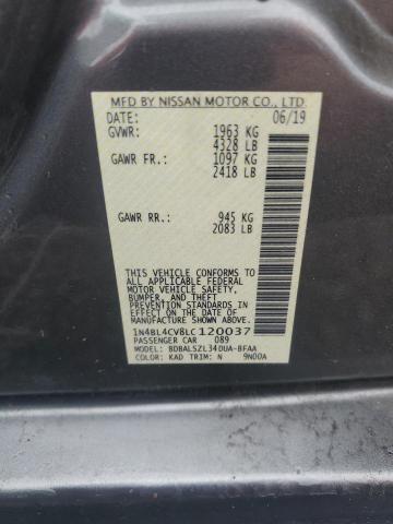63533146 :رقم المزاد ، 1N4BL4CV8LC120037 vin ، 2020 Nissan Altima مزاد بيع