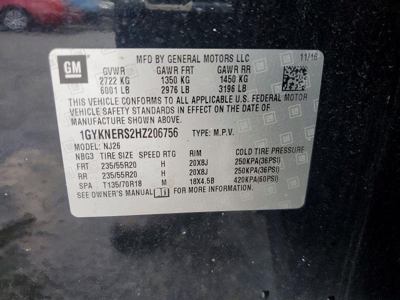 Aukcja sprzedaży 2017 Cadillac Xt5, vin: 1GYKNERS2HZ206756, numer aukcji: 64733666