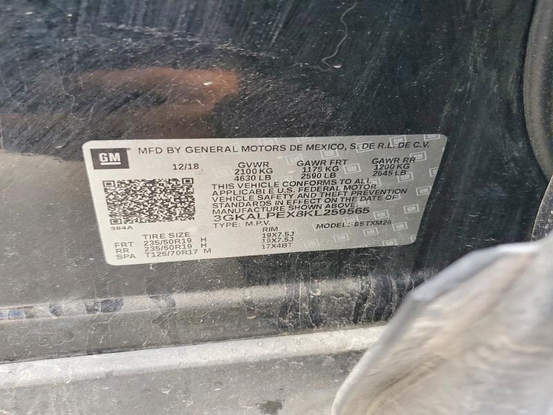 66418346 :رقم المزاد ، 3GKALPEX8KL259565 vin ، 2019 Gmc Terrain مزاد بيع