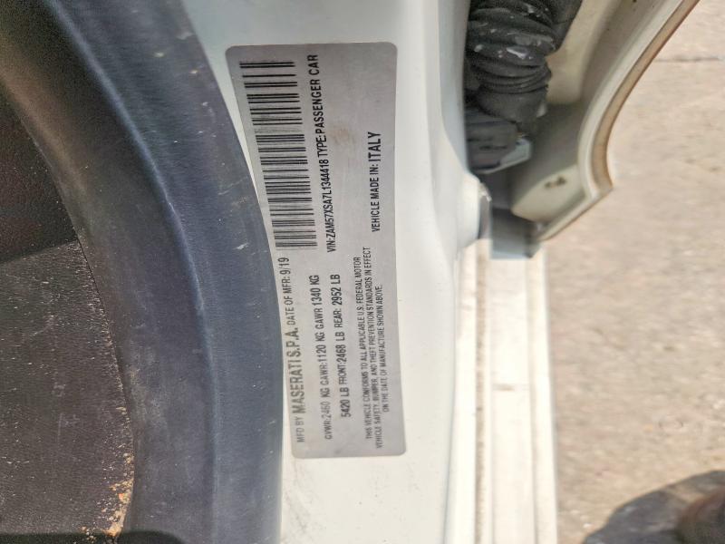 63871216 :رقم المزاد ، ZAM57XSA7L1344418 vin ، 2020 Maserati Ghibli مزاد بيع