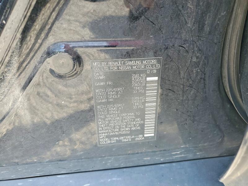 Продажа на аукционе авто 2020 Nissan Rogue, vin: KNMAT2MV9LP535112, номер лота: 66997536
