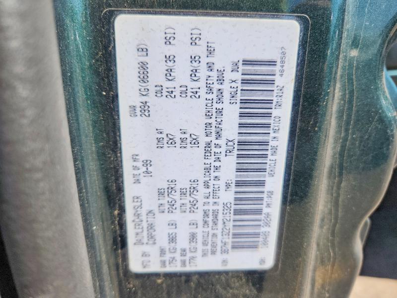 65926496 :رقم المزاد ، 3B7HF13Z2YM215325 vin ، 2000 Dodge Ram 1500 مزاد بيع