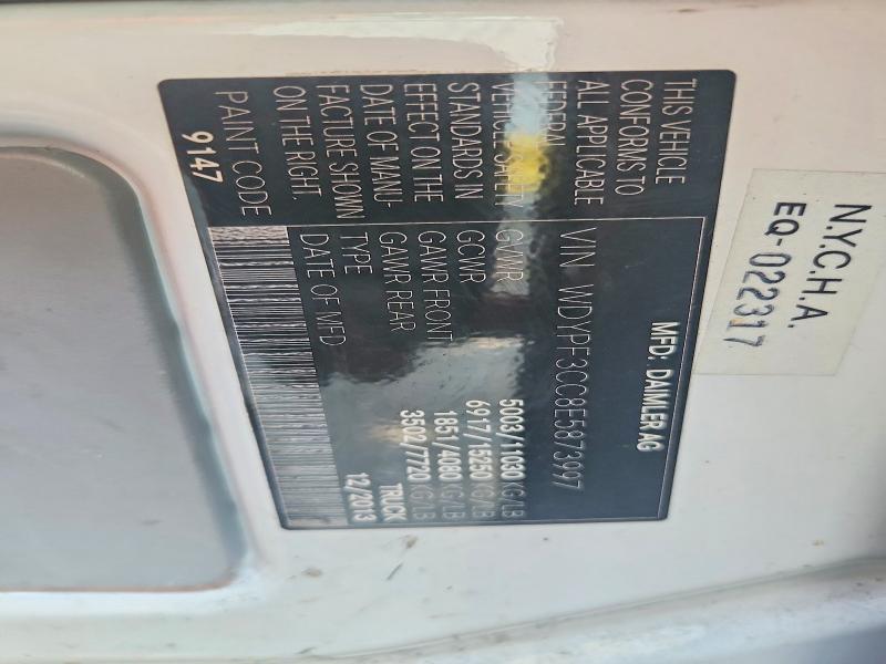 Продажа на аукционе авто 2014 Freightliner Sprinter, vin: WDYPF3CC8E5873997, номер лота: 63160576